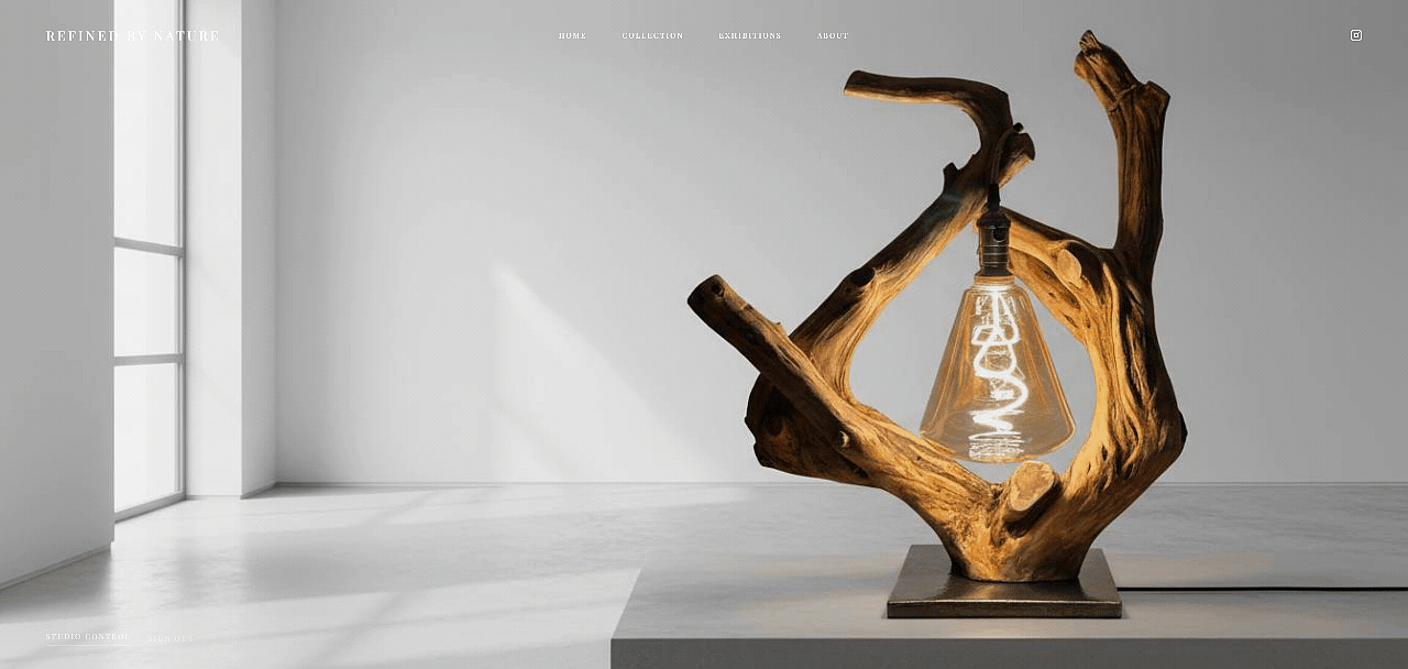 Warm placeholder image for handcrafted driftwood furniture and artisanal woodwork.